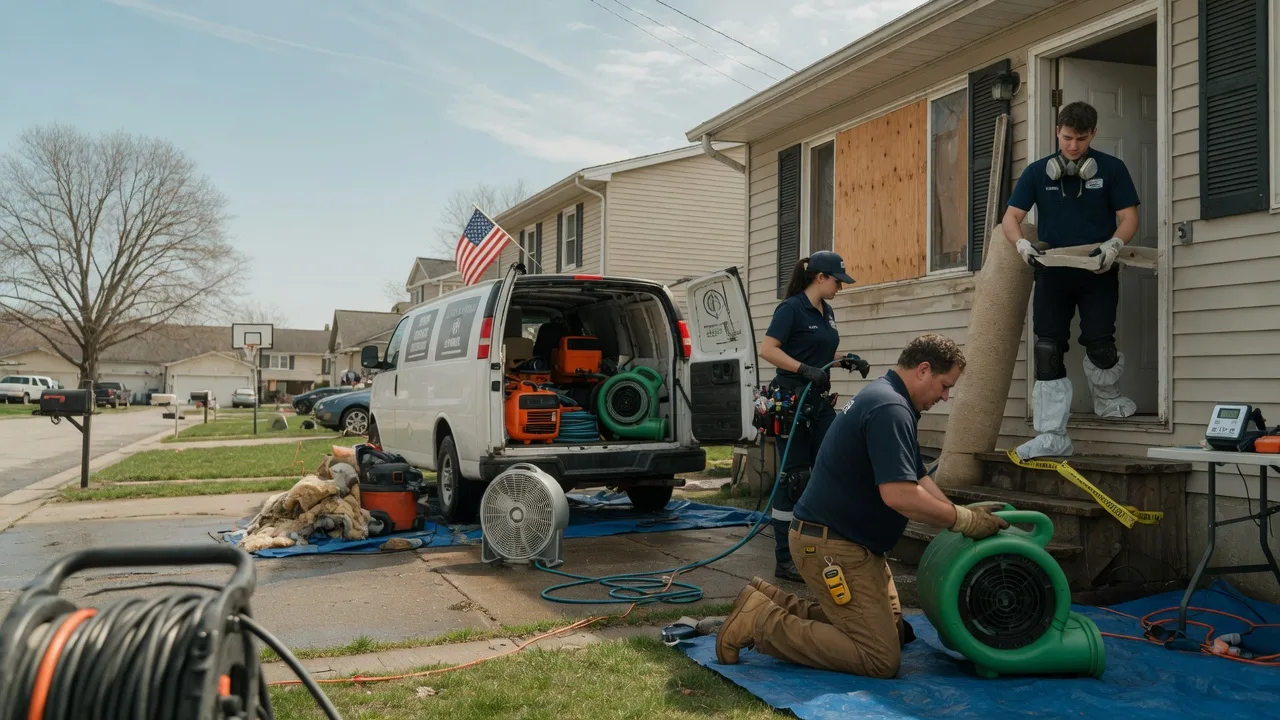 Water Damage Restoration in Wentzville, MO near me